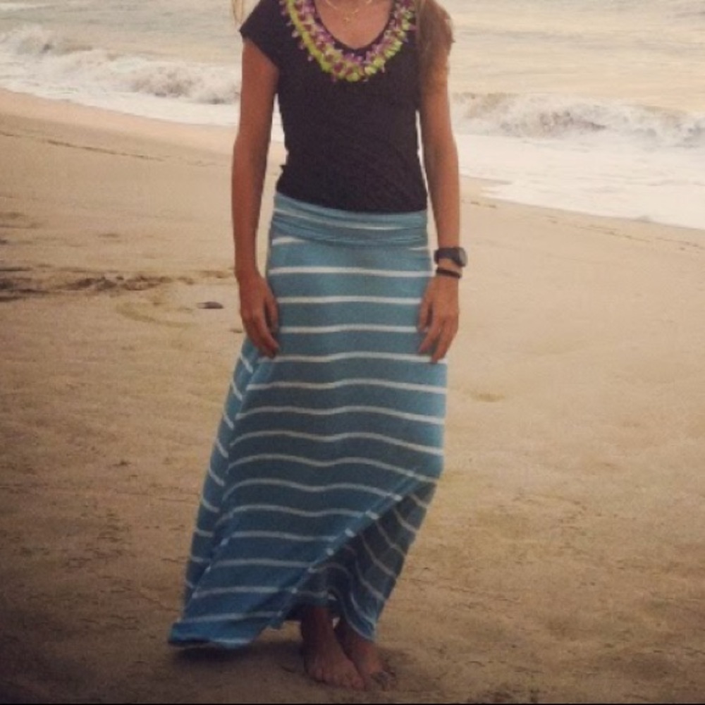 Striped Maxi Skirt S/M